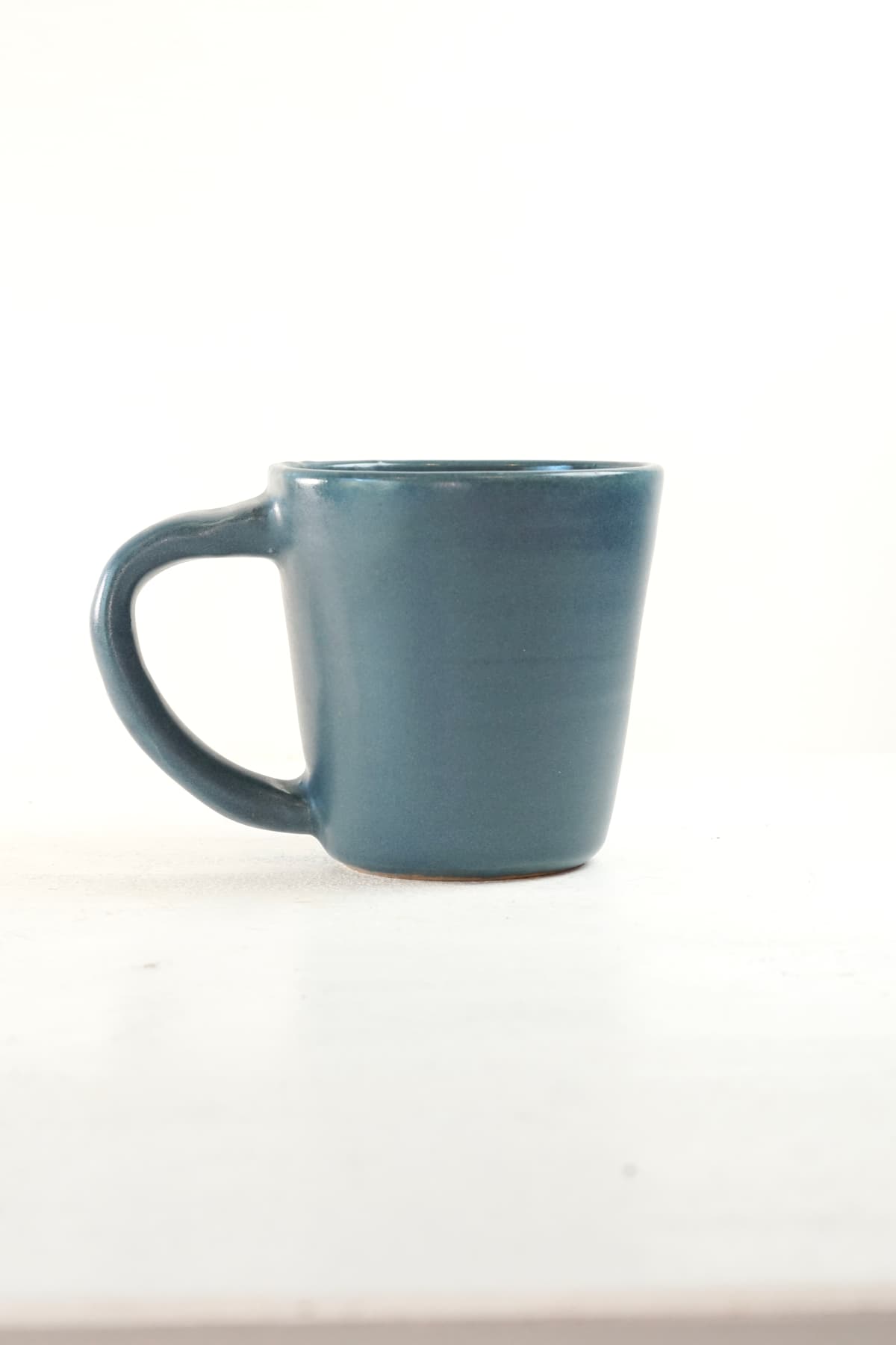 Teal glazed mug